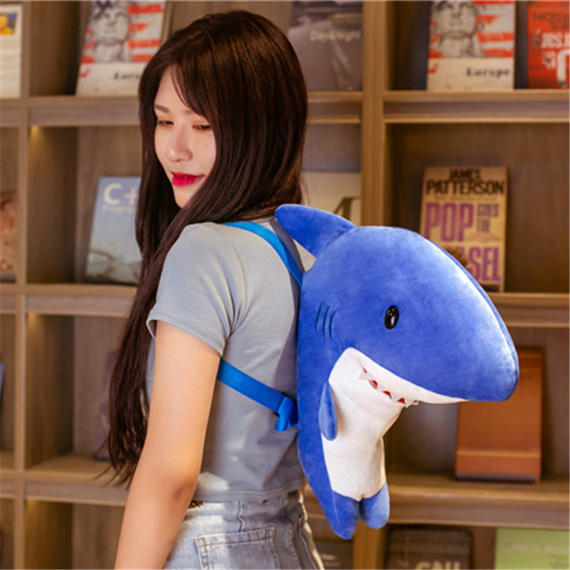 Plush Toy Cute Shark School Bag