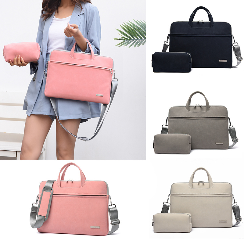 PU Leather 15.6 Flat Laptop Bag