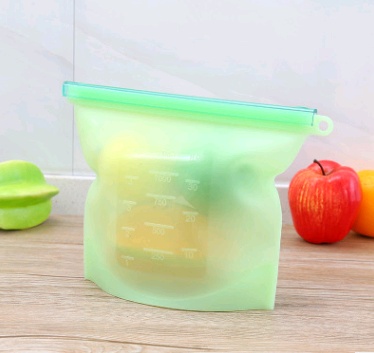 Silicone Vacuum-Sealed Food Storage Bag