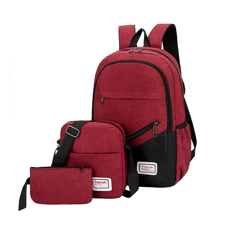 3-Piece Casual Backpack